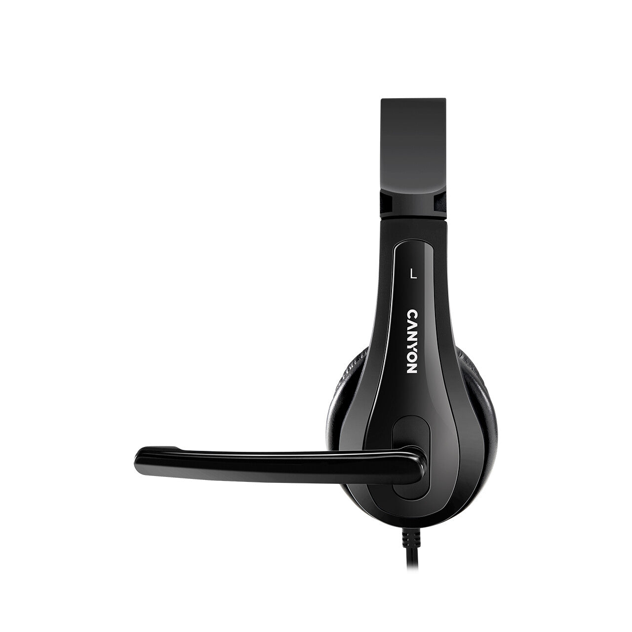Canyon CNS-CHSU1B headphones/headset Wired Head-band Calls/Music USB Type-A Black
