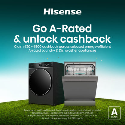 Hisense WF5S1245BB washing machine Front-load 12 kg 1400 RPM Black