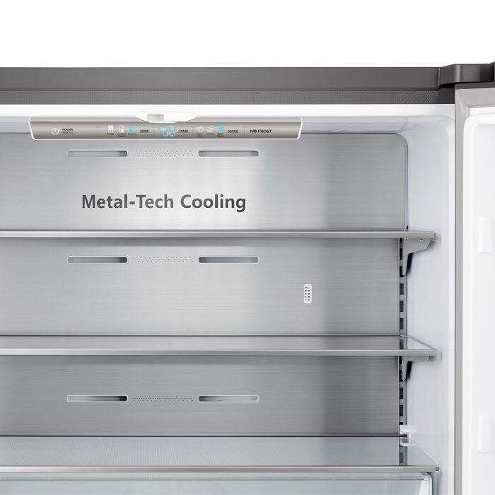 Hisense H750FS-WD side-by-side refrigerator Freestanding Stainless steel