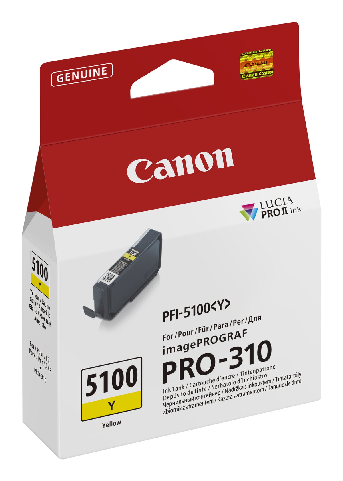 Canon PFI-5100 Y ink cartridge 1 pc(s) Original Yellow