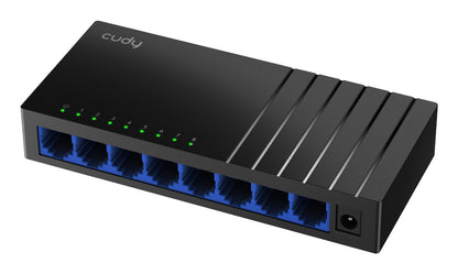 Cudy GS108D network switch Unmanaged Gigabit Ethernet (10/100/1000) Black