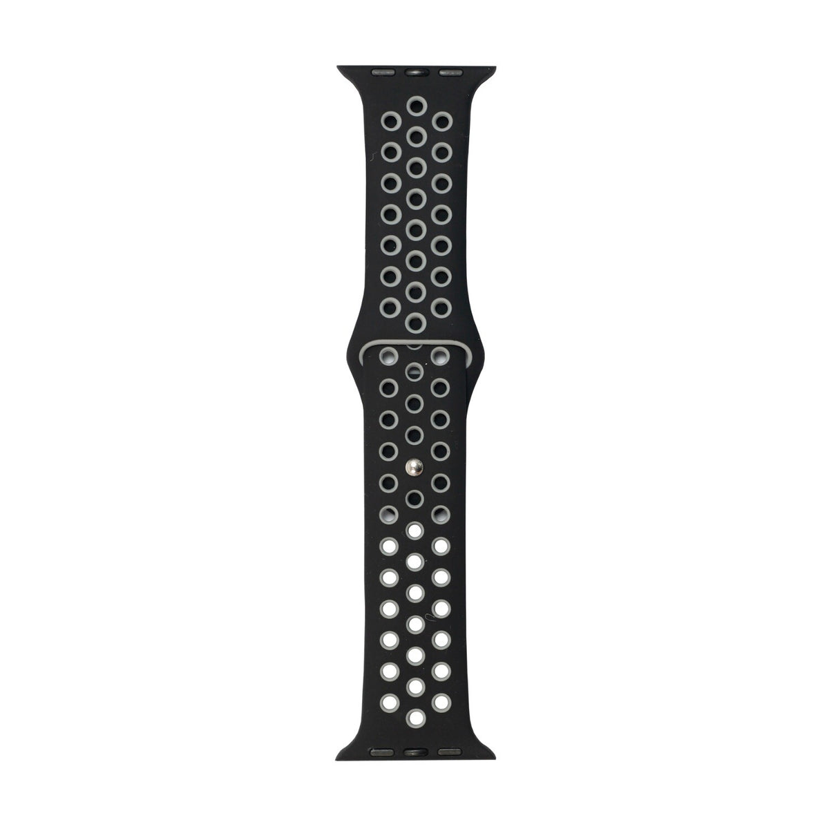 Bodyglove Body Glove Silicone Watch Strap - Apple Watch Series Apple Watch Series 8/7 (45mm), Ultra (49mm), SE/6/5/4 (44mm) - Black/Grey
