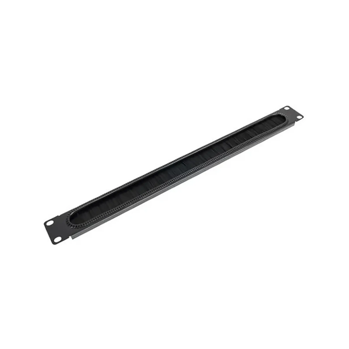 Zone 1U Extended Black Brush Panel