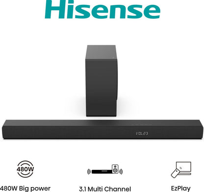 Hisense HS3100 Black 3.1 channels 480 W
