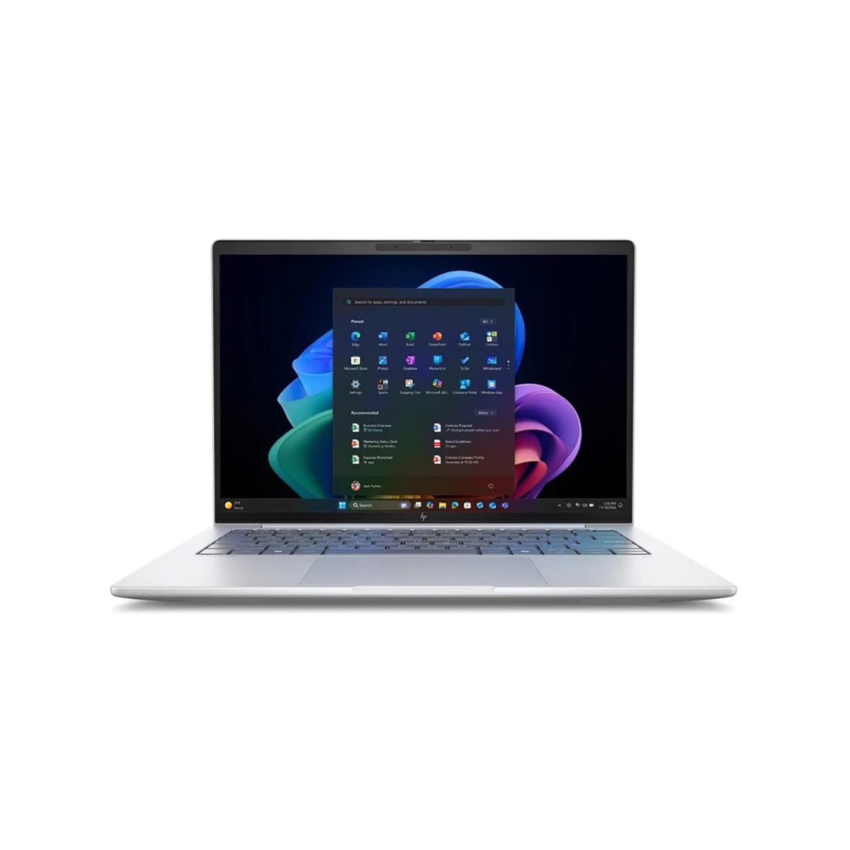 HP CF8Q4EA laptop Copilot+ PC Intel Core Ultra 7 258V 35.6 cm (14") WUXGA 32 GB LPDDR5x-SDRAM Wi-Fi 7 (802.11be) Windows 11 Pro Silver