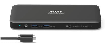 Port Designs PORT Connect Office docking station 3 X 4 USB-C 11 devices 100W