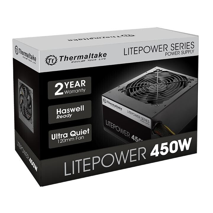 Thermaltake Litepower power supply unit 450 W 24-pin ATX ATX Black