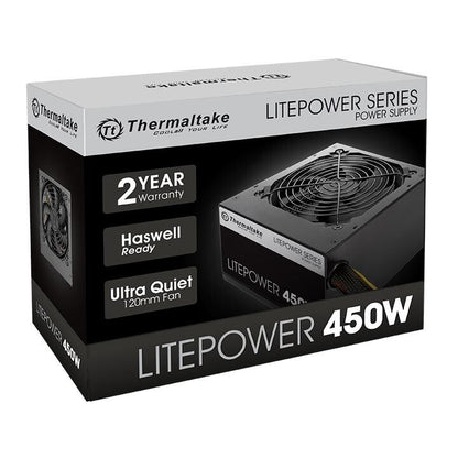 Thermaltake Litepower power supply unit 450 W 24-pin ATX ATX Black