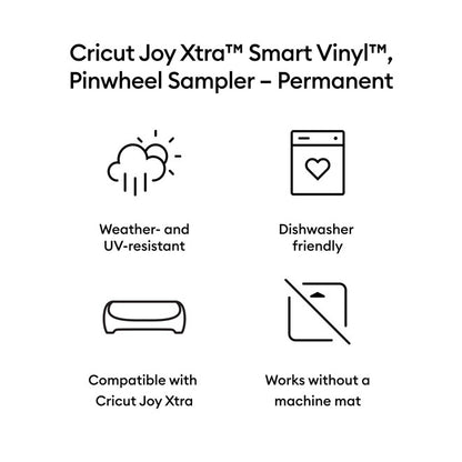 Cricut Joy Xtra Smart Vinyl Heat transfer vinyl roll 3 sheets