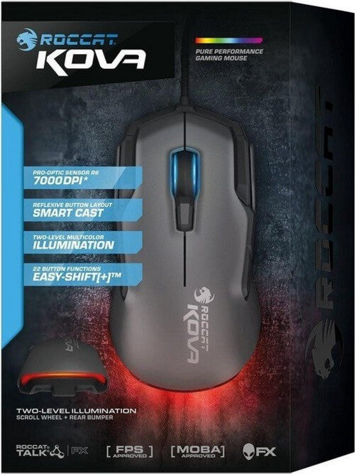 Turtle Beach Kova mouse Gaming Ambidextrous USB Type-A Optical 7000 DPI