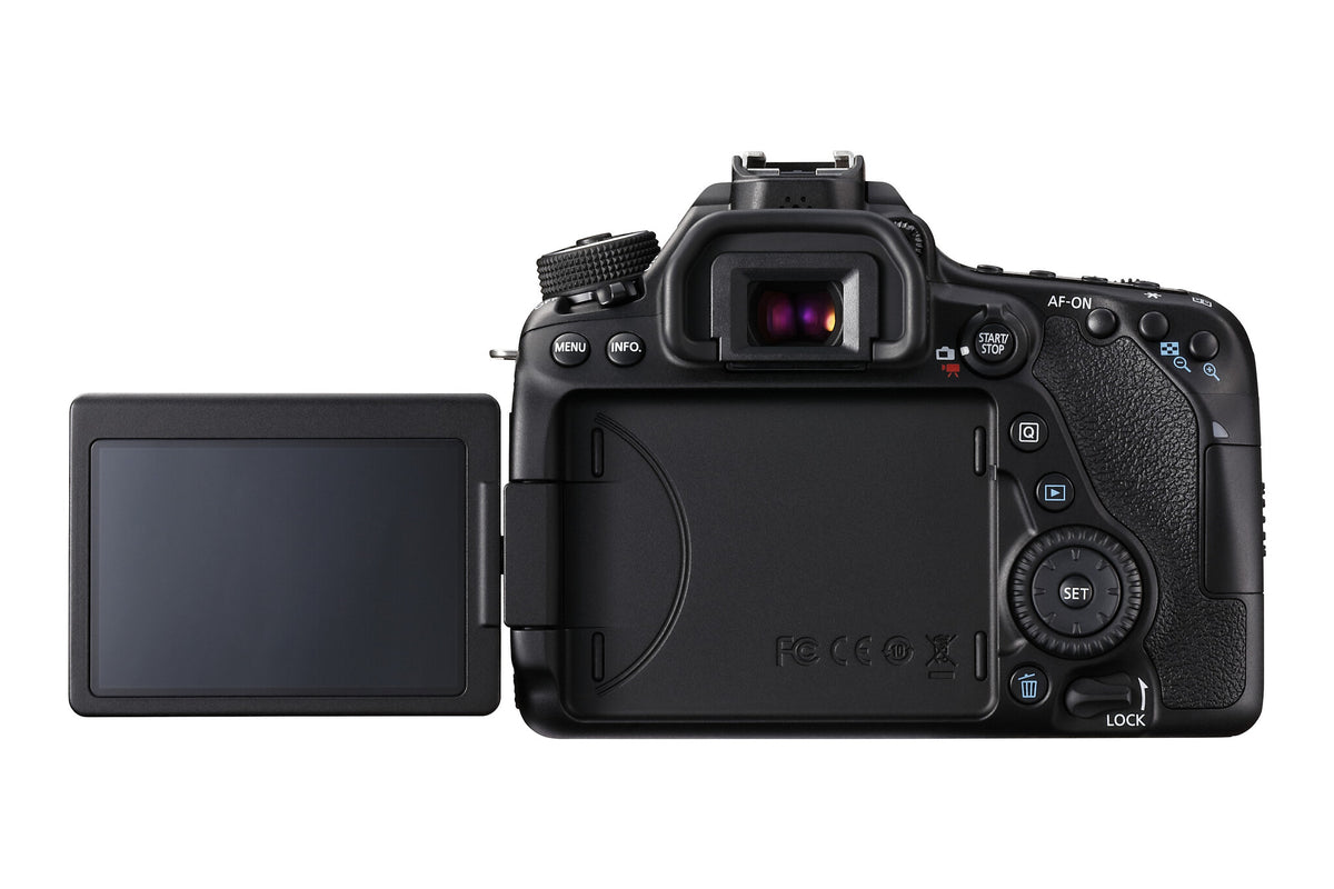 Canon EOS 80D SLR Camera Body 24.2 MP CMOS 6000 x 4000 pixels Black