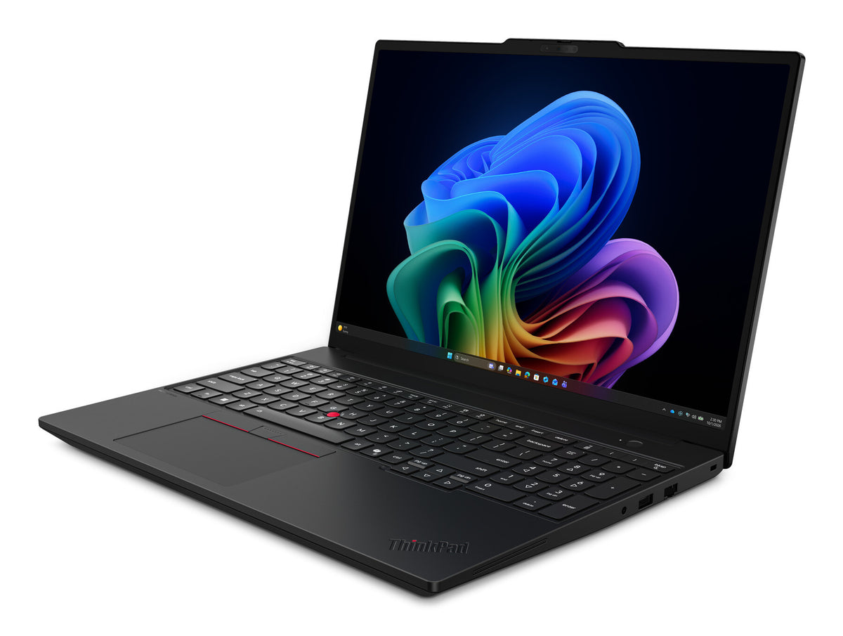 Lenovo ThinkPad T16 Gen 5 (Intel) Copilot+ PC Intel Core Ultra 7 355 Laptop 40.6 cm (16") WUXGA 32 GB LPDDR5x-SDRAM 1 TB SSD Wi-Fi 7 (802.11be) Windows 11 Pro Black English