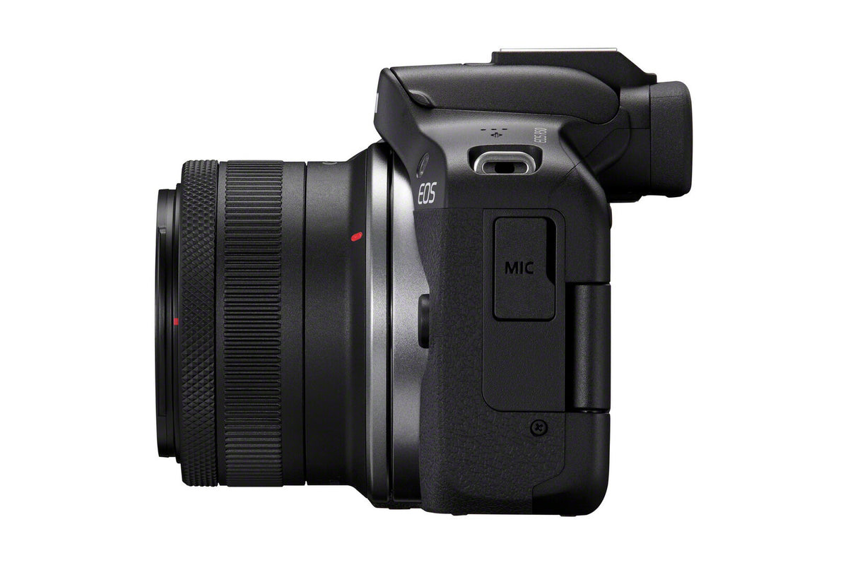 Canon EOS R50, Black + RF-S 18-45mm F4.5-6.3 IS STM Kit