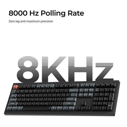 Keychron V6 Ultra 8K keyboard Universal Bluetooth QWERTY Black