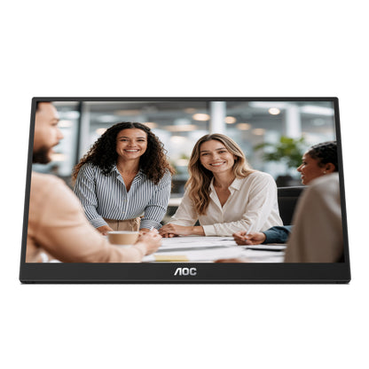 AOC 16T3FE portable TV/monitor Portable monitor Black 39.6 cm (15.6") LED 1920 x 1080 pixels