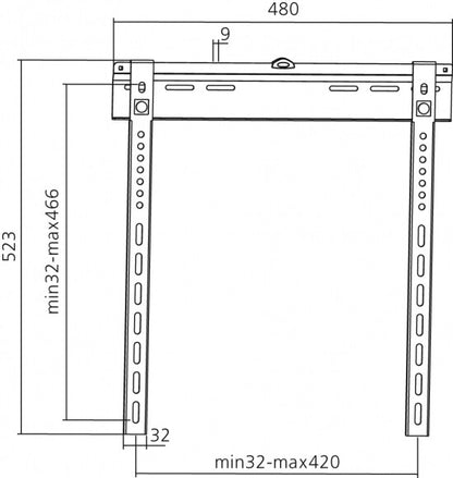 Equip 32"-55" Fixed TV Wall Mount Bracket