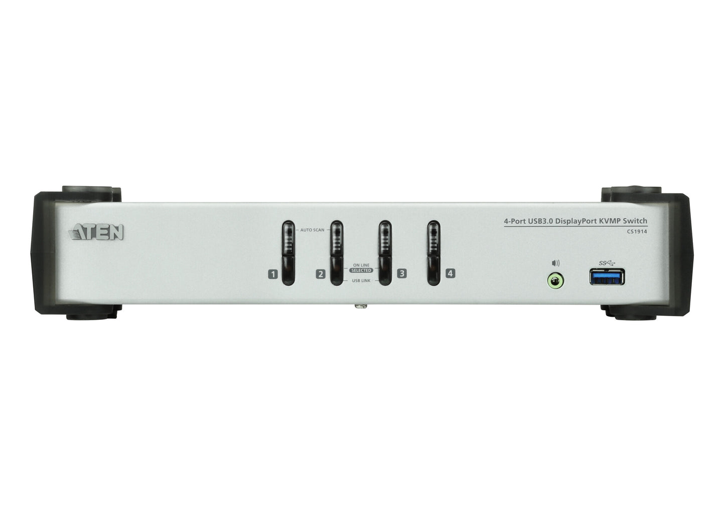 ATEN CS1914 KVM switch Black, Grey