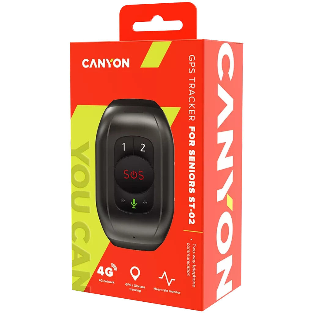 Canyon ST-02 LED Waist belt activity tracker IP67 Black
