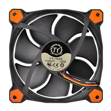 Thermaltake Riing 12 Computer case Fan 12 cm Black, Orange