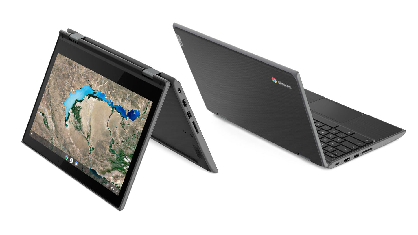 Lenovo 300e Chromebook 2nd Gen Intel® Celeron® N N4120 29.5 cm (11.6") Touchscreen HD 8 GB LPDDR4-SDRAM 64 GB eMMC Wi-Fi 5 (802.11ac) ChromeOS English Black
