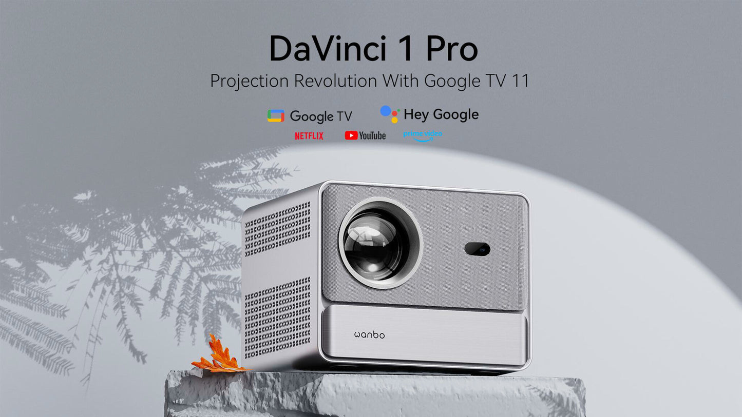 WANBO DaVinci 1 Pro Standard throw projector 600 ANSI lumens LCD 4K (4096x2400) Silver
