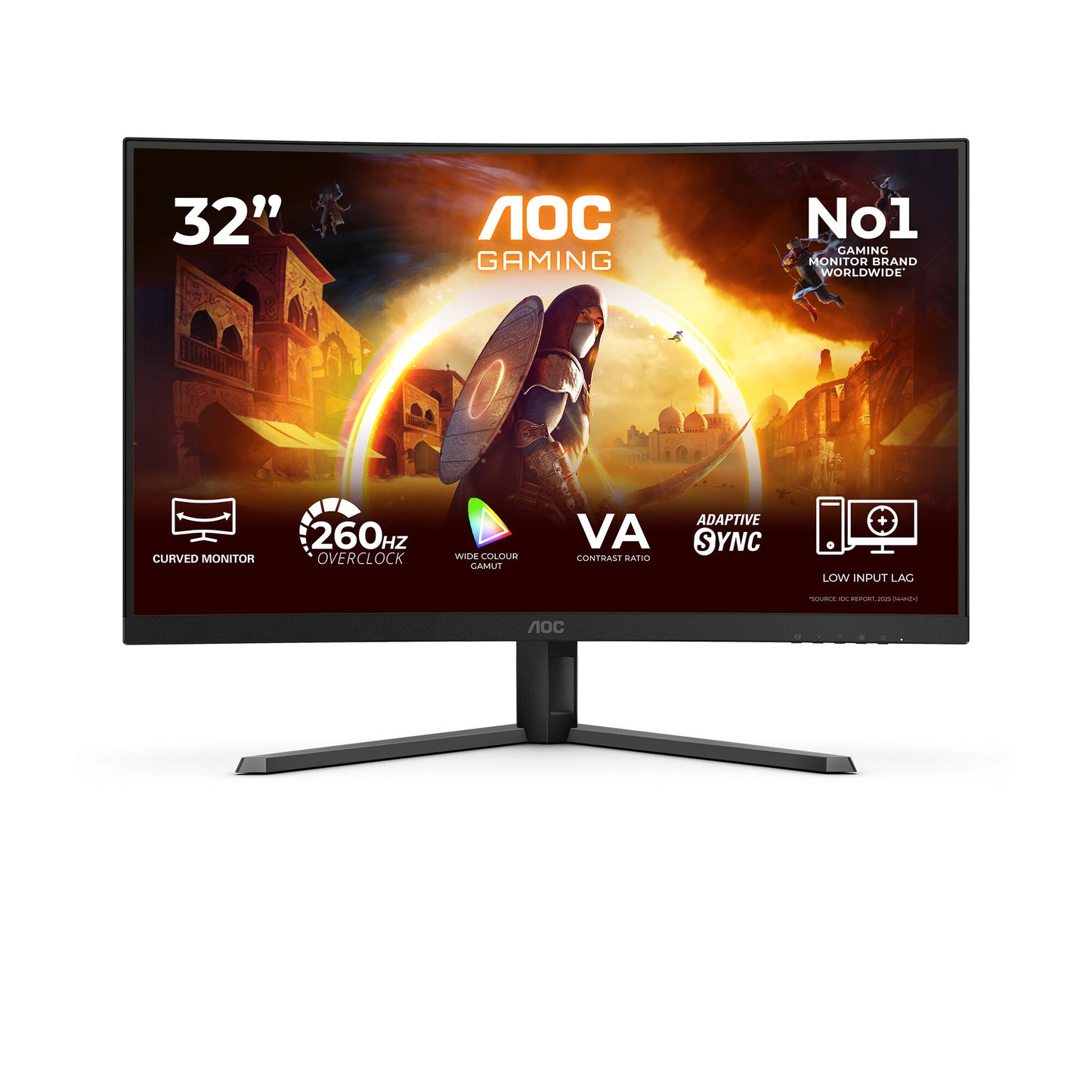 AOC G4 C32G42ZE computer monitor 80 cm (31.5") 1920 x 1080 pixels Full HD LED Black, Red