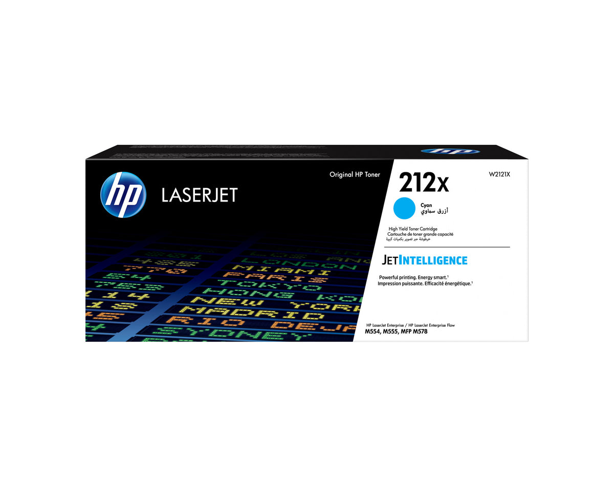 HP 212X High Yield Cyan Original LaserJet Toner Cartridge