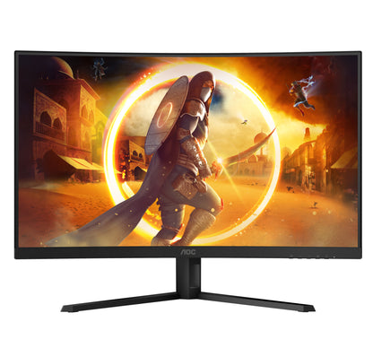 AOC G4 CQ32G4VE computer monitor 80 cm (31.5") 2560 x 1440 pixels Quad HD LCD Black, Grey
