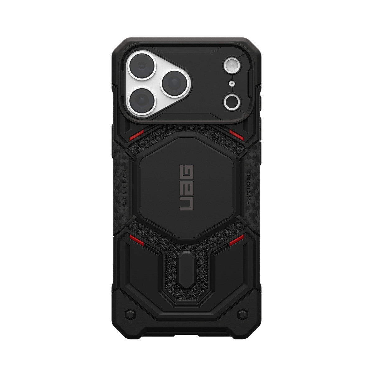 Urban Armor Gear Monarch Pro Kevlar mobile phone case 17.5 cm (6.9") Cover Black
