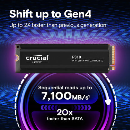 Crucial P310 2 TB M.2 PCI Express 4.0 NVMe