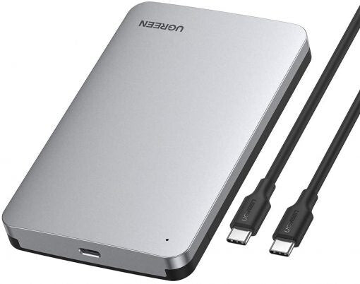 Ugreen 70499 storage drive enclosure HDD/SSD enclosure Grey 2.5/3.5"