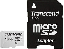 Transcend microSD Card SDHC 300S 16GB with Adapter