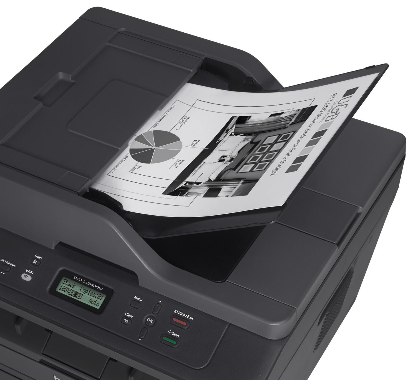 Brother DCP-L2540DW multifunction printer Laser A4 2400 x 600 DPI 30 ppm Wi-Fi