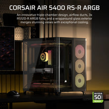 Corsair AIR 5400 RS-R ARGB Midi Tower Black