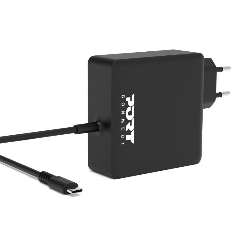 Port Designs 900097B-EU mobile device charger Smartphone, Tablet Black AC Fast charging Indoor