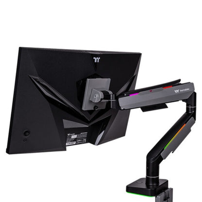 Thermaltake GEA-MSR-SMSBLK-01 monitor mount / stand 124.5 cm (49") Desk Black, Grey