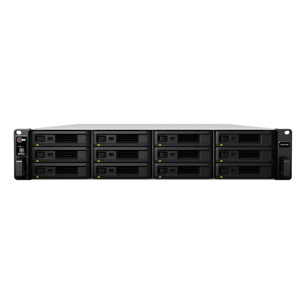 Synology RX1217 disk array 0 TB Rack (2U) Black