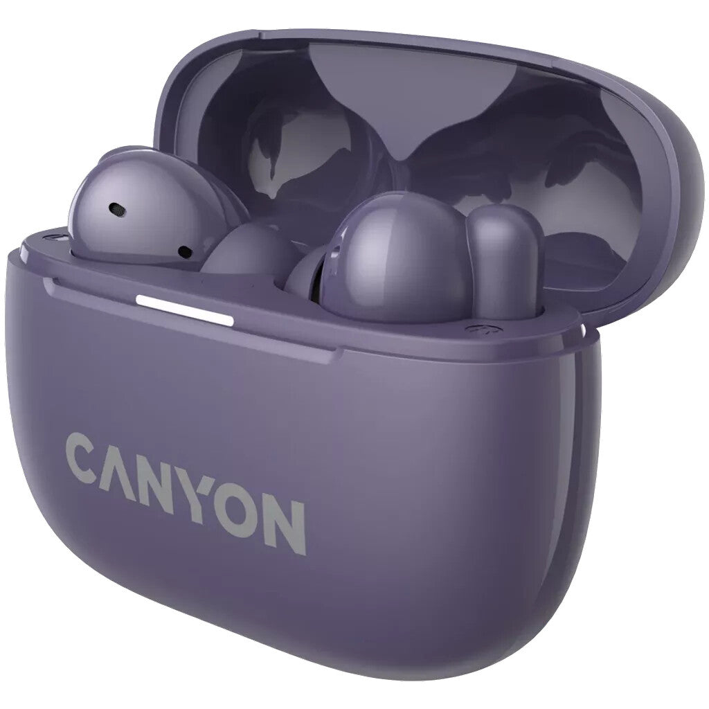 Canyon CNS-TWS10PL headphones/headset True Wireless Stereo (TWS) In-ear Calls/Music/Sport/Everyday USB Type-C Bluetooth Purple