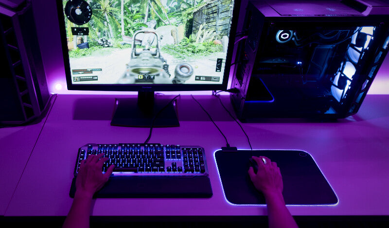 Cooler Master Gaming MP750 Gaming mouse pad Black, Purple