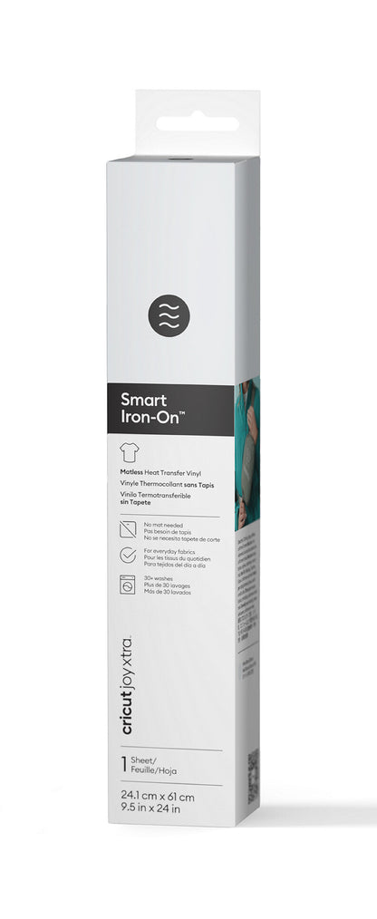 Cricut Joy Xtra Smart Iron-On Heat transfer vinyl roll Smooth heat transfer vinyl 1 sheets