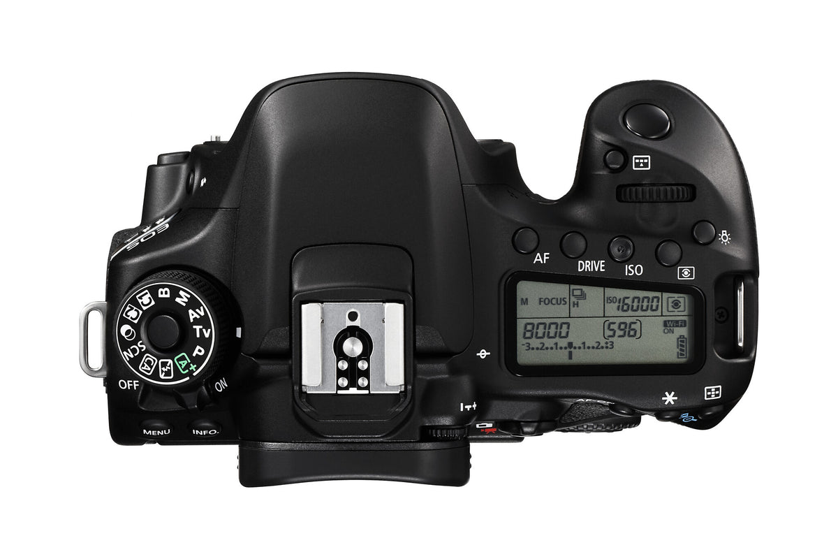 Canon EOS 80D SLR Camera Body 24.2 MP CMOS 6000 x 4000 pixels Black