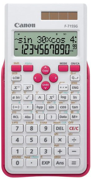 Canon F-715SG calculator Pocket Scientific Pink, White