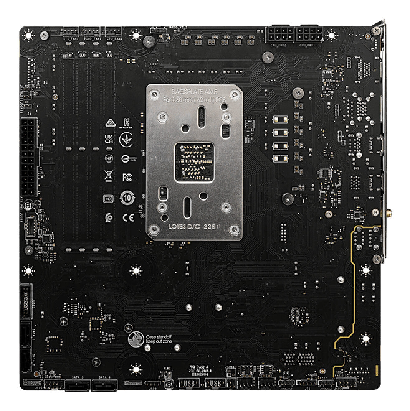 MSI B650M PROJECT ZERO motherboard AMD B650 Socket AM5 micro ATX