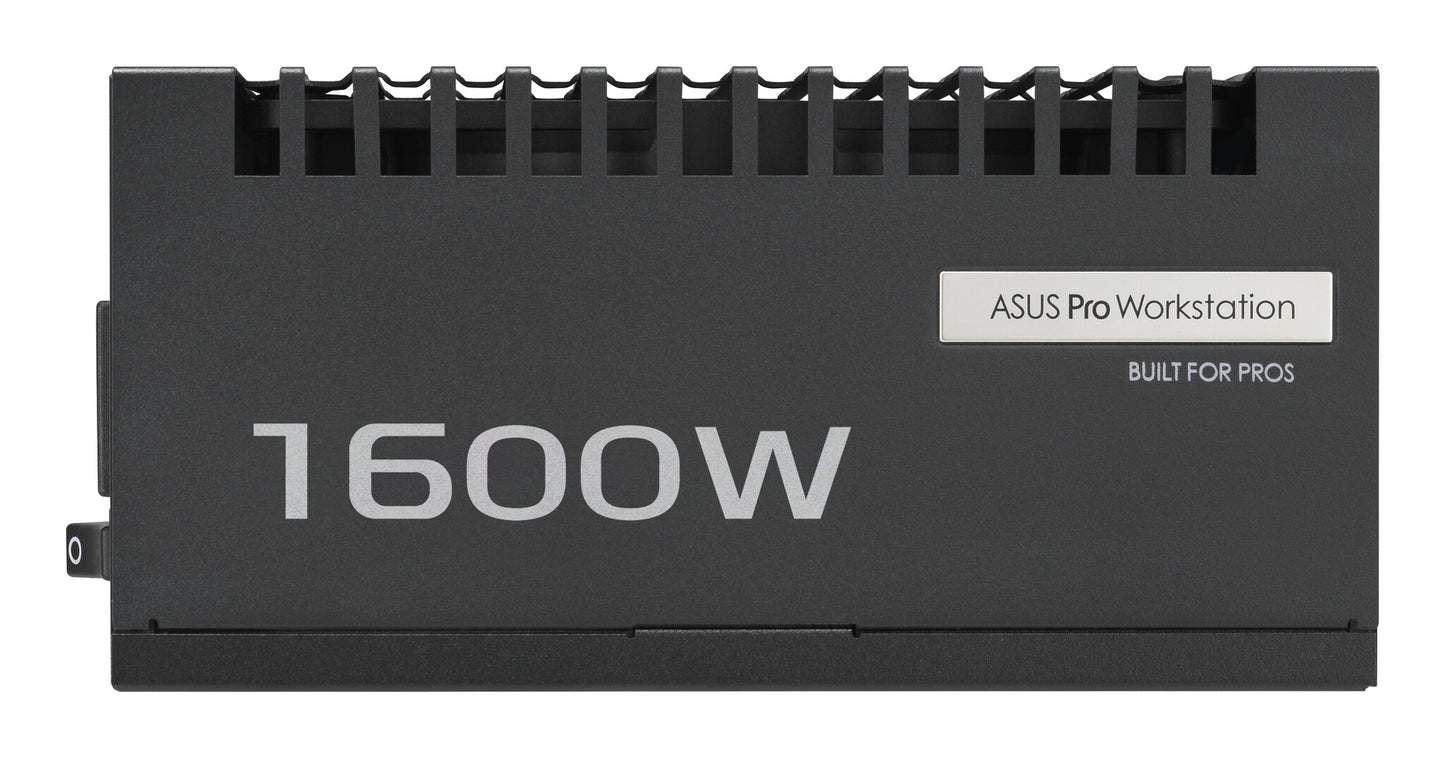 ASUS Pro WS 1600W Platinum power supply unit 20+4 pin ATX ATX Black