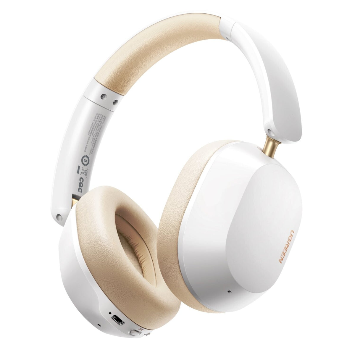 UGreen HiTune Max 5C Hybrid ANC Headphones–White