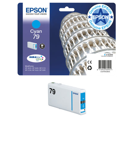 Epson Tower of Pisa Singlepack Magenta 79XL DURABrite Ultra Ink