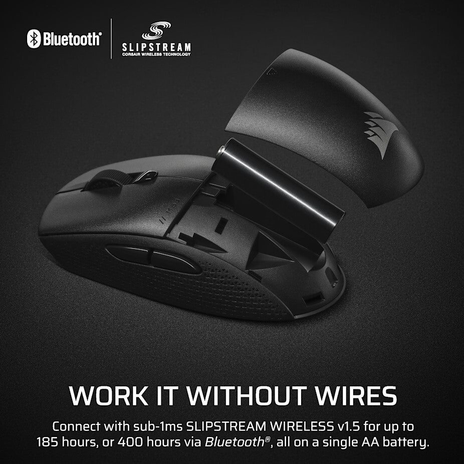 Corsair M55 mouse Gaming Right-hand RF Wireless + Bluetooth Optical 24000 DPI