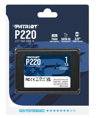 Patriot Memory P220 1TB 2.5" Serial ATA III