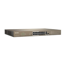 Tenda TEF1118P-16-250W network switch Unmanaged Fast Ethernet (10/100) Power over Ethernet (PoE) Grey