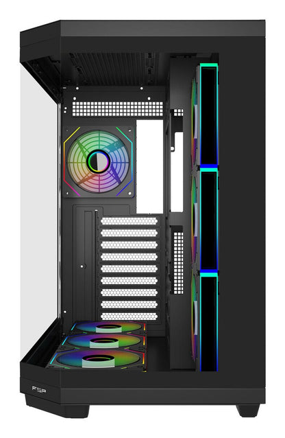 FSP U580-BA Case Full Tower mITX, mATX, ATX (BTF) Black ARGB